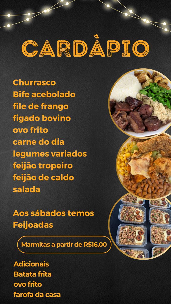 Cardapio Marmita Goiania